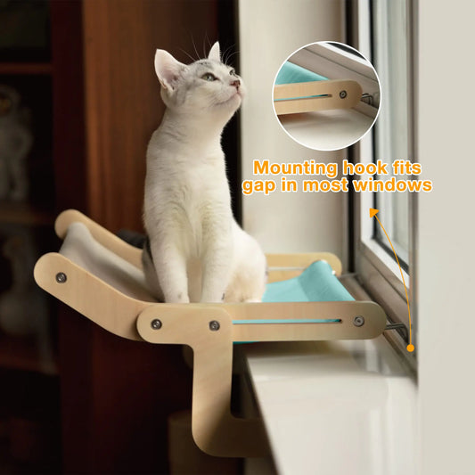 Mewoofun Robuste Sitzstange für Katzen, Hängebett